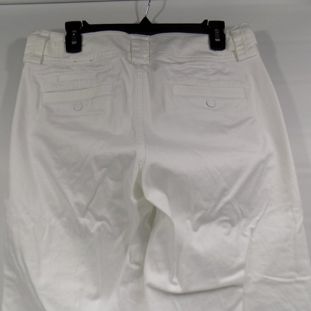 Gitano White Rolled Cuff Capri Size 12 CLEAN! - Picture 6 of 11